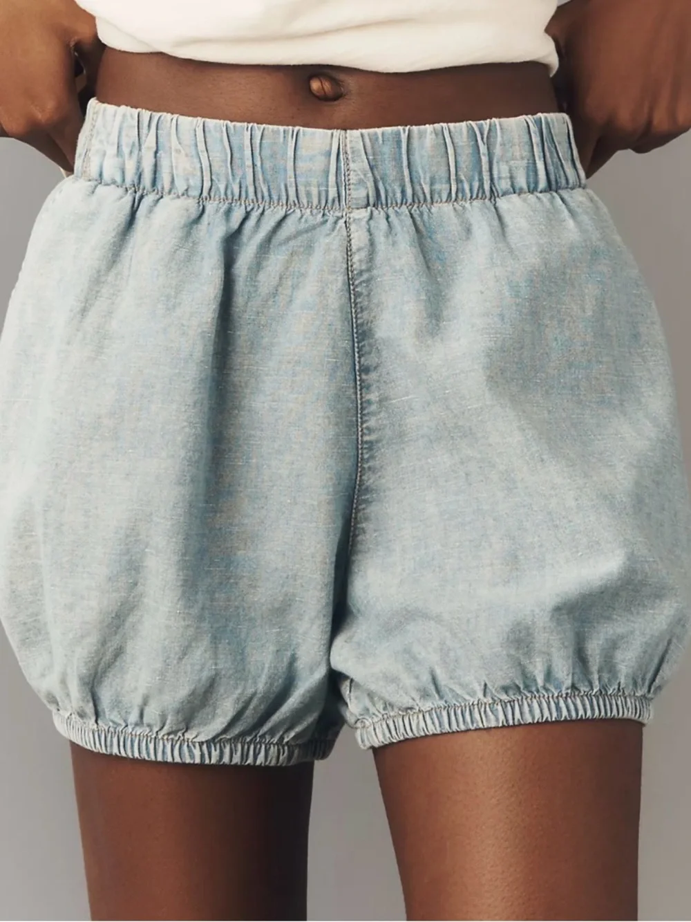 Anthropologie NWT Pilcro Cotton Linen Bloomer Shorts - Picture 2 of 4
